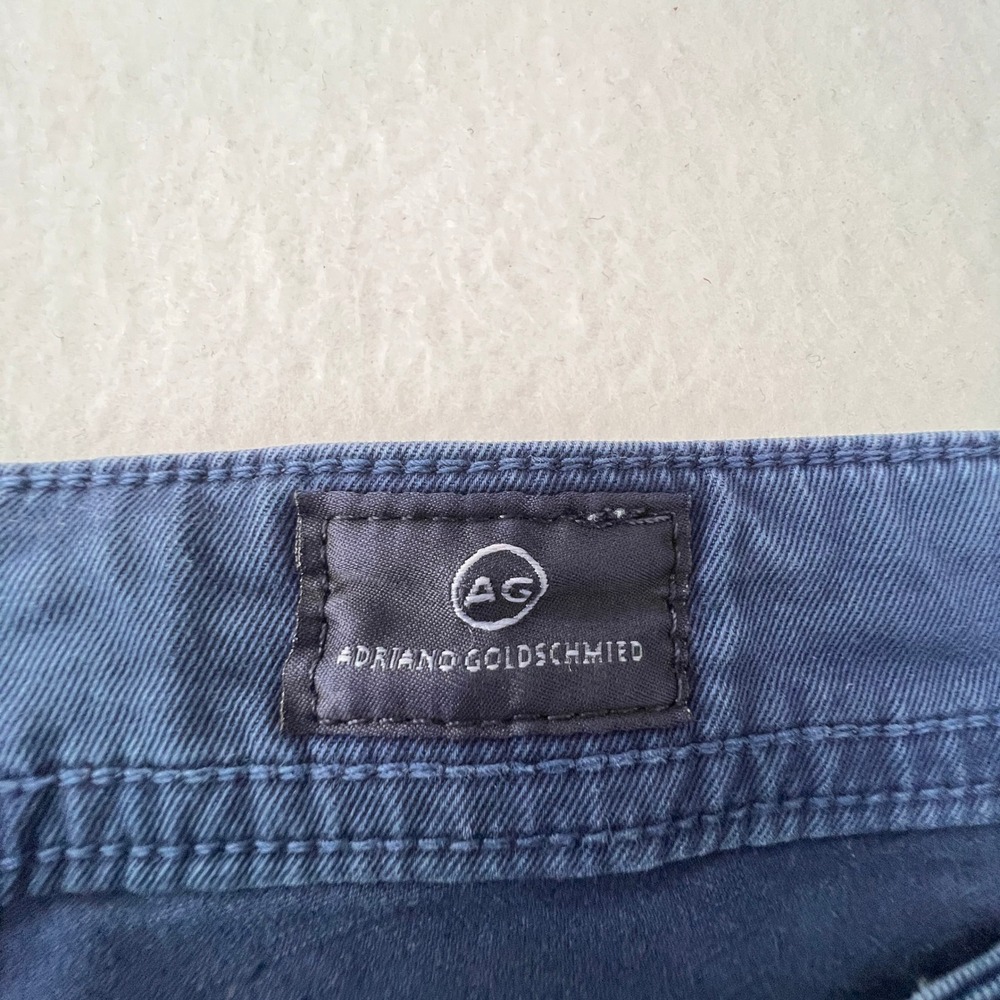 AG Adriano Goldschmied The Matchbox Slim Straight Men 36 Blue Jeans Chino Pants - Picture 3 of 12